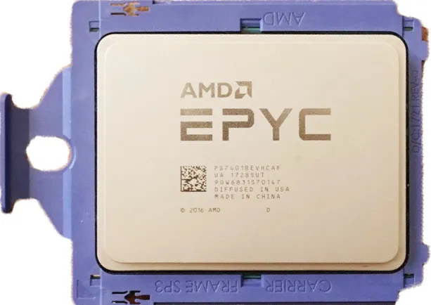 Сервер AMD EPYC 7401 Server CPU 2P 24 Cores 48 Threads 2.0GHz 64MB DDR4 2666MHz 