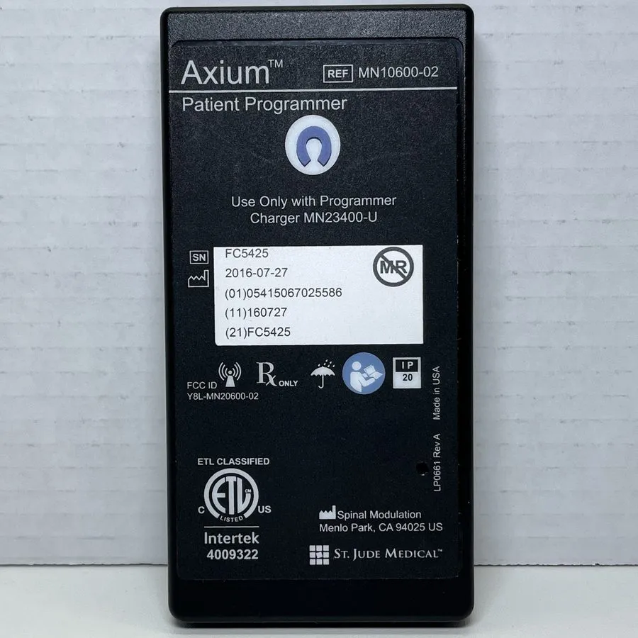 Медицинское оборудование Axium MN10600-02 Patient Programmer — фото лота 1