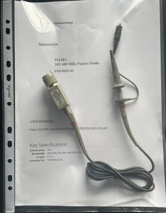 Осциллограф Tektronix P6138 350 MHz 10X Passive Oscilloscope Probe