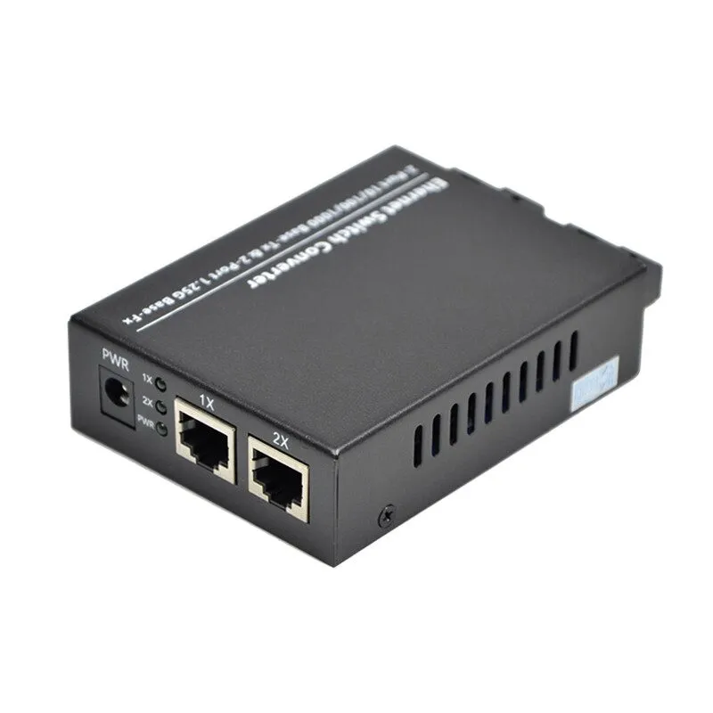 Медиаконвертер Gigabit Fiber Optical Converter 10/100/1000M Single Mode 2Fiber t