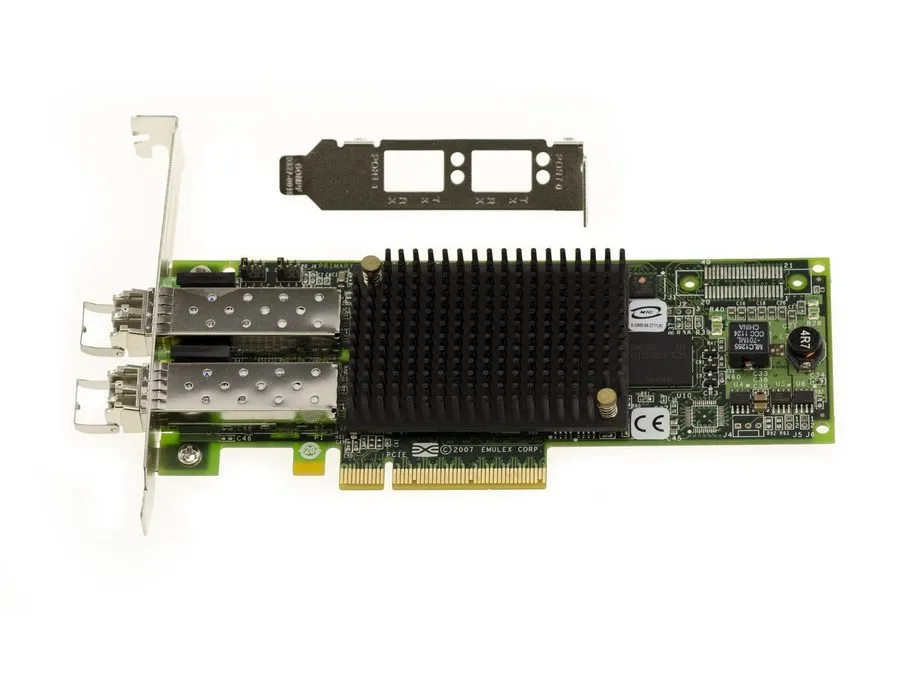 Контроллер Pcie Network Lan 0.3oz Fibre 2 Ports SFP Emulex LPE12002-M8 With 2 Mo