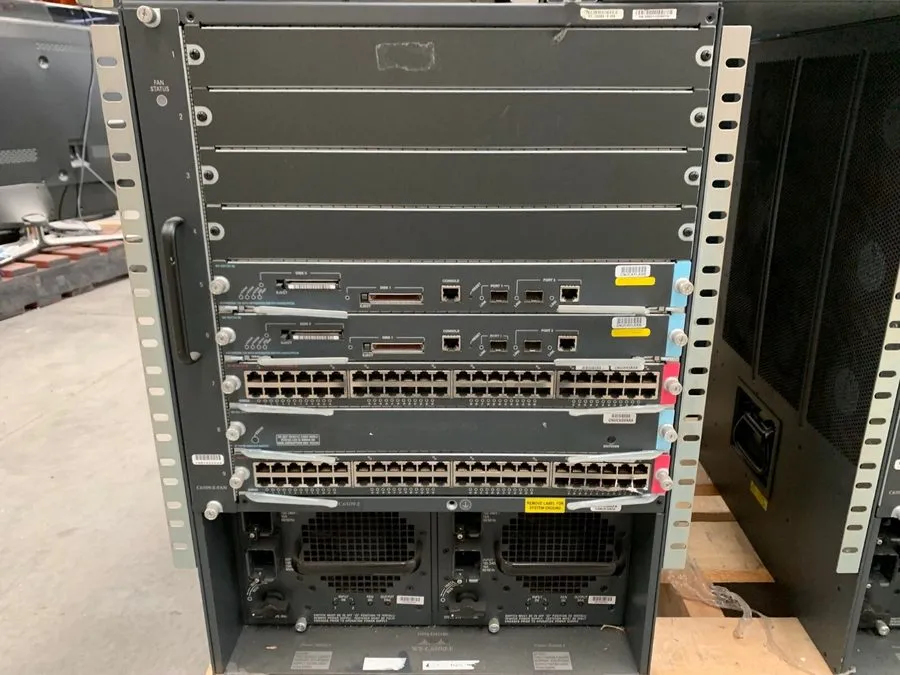 Коммутатор Cisco Catalyst 6509-E Chassis Switch w/ 2x WS-SUP720-3B, 2x WS-X6745-