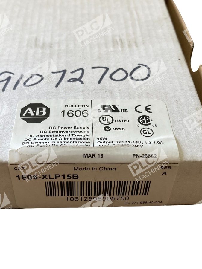 Фото лота 1606-XLP15B от продавца №25385