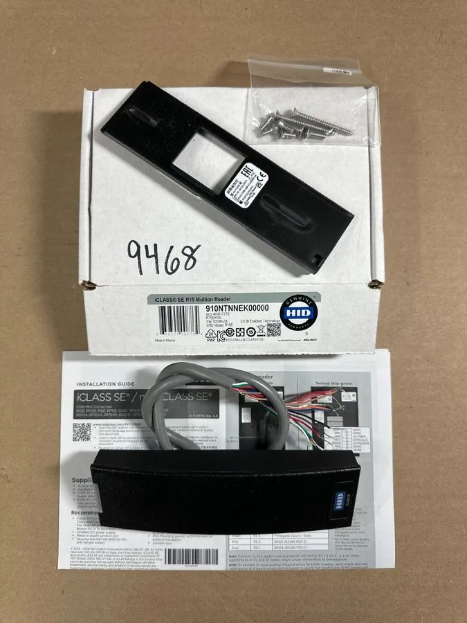 Оборудование видеонаблюдения 4X HID iCLASS SE R15 Mullion er 910NTNNEK00000