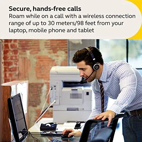 VoIP-шлюз JABRA EVOLVE 65 SE LINK380A MS STEREO- BLUETOOTH HEADSET WITH BLACK — фото лота 2