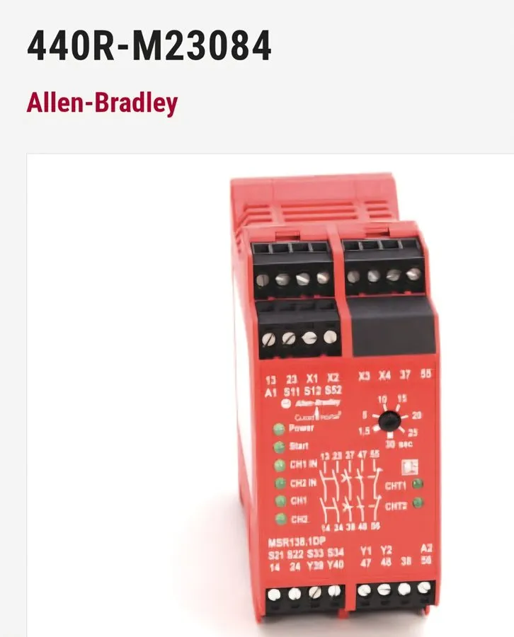 Реле безопасности Allen-Bradley MSR138.1DP Safety Relay 440R-M23084 24VAC/DC Tim
