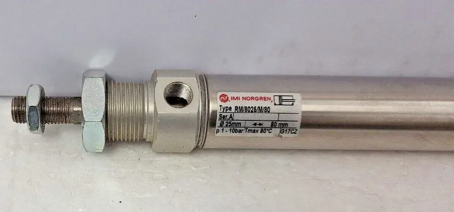 Пневмоцилиндр Norgren RM/8025/M/80 Pneumatic Cylinder Box — фото лота 1