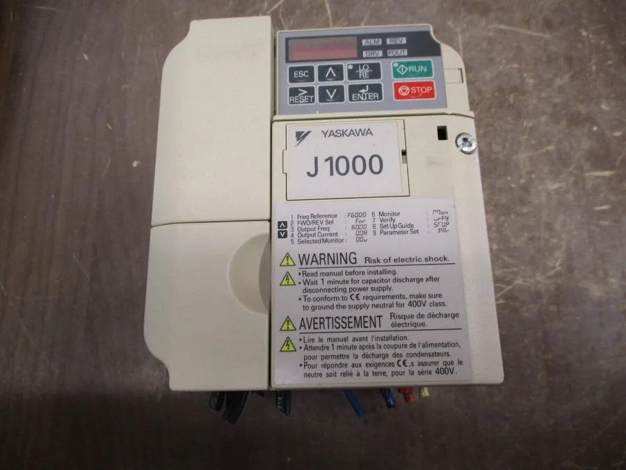 Частотный преобразователь Yaskawa CIMR-JU4A0004BAA Inverter J1000 Drive 3PH 400V