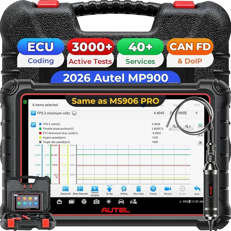 Диагностический сканер 2026 Autel MP900 Full System OBD2 Diagnostic Scanner ECU  — фото лота 1