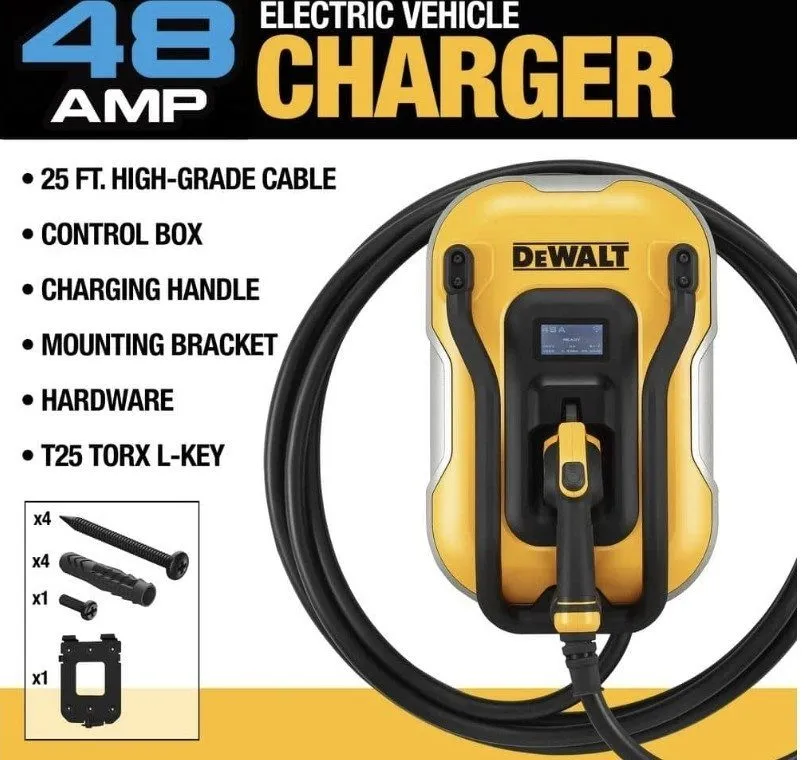 Аккумулятор Dewalt Level-2 Wall Mounted Electric Vehicle EV Charger upto 48A 240