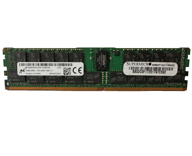 Модуль памяти MICRON DDR4 32GB Server RAM 2400MHz ECC REG PC4-2400T-RBB-11 2Rx4