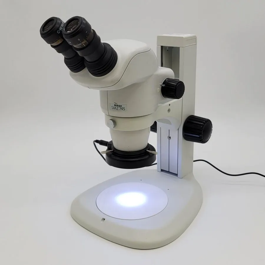 Микроскоп Nikon SMZ745 microscope+10X/21 eyepieces+stand #free EXPRESS shipping