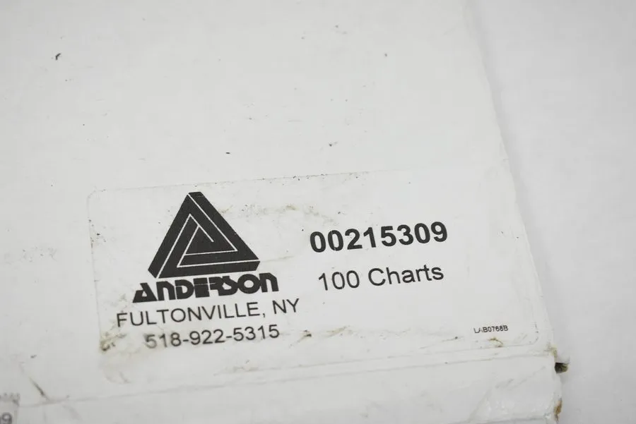 Регистратор Anderson Instrument 00215309 Circular Chart Recorder Paper 200-0 7 D — фото лота 1