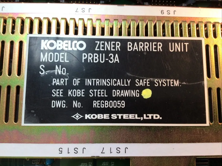 Датчик KOBELCO Zener Barrier Unit PRBU-3A (VR7)