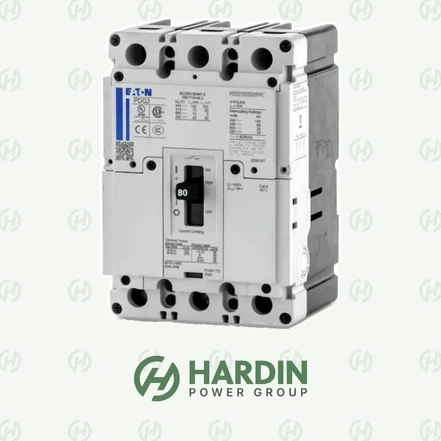 Автоматический выключатель Eaton PDG23M0080TFFL Power Defense Circuit Breaker 80