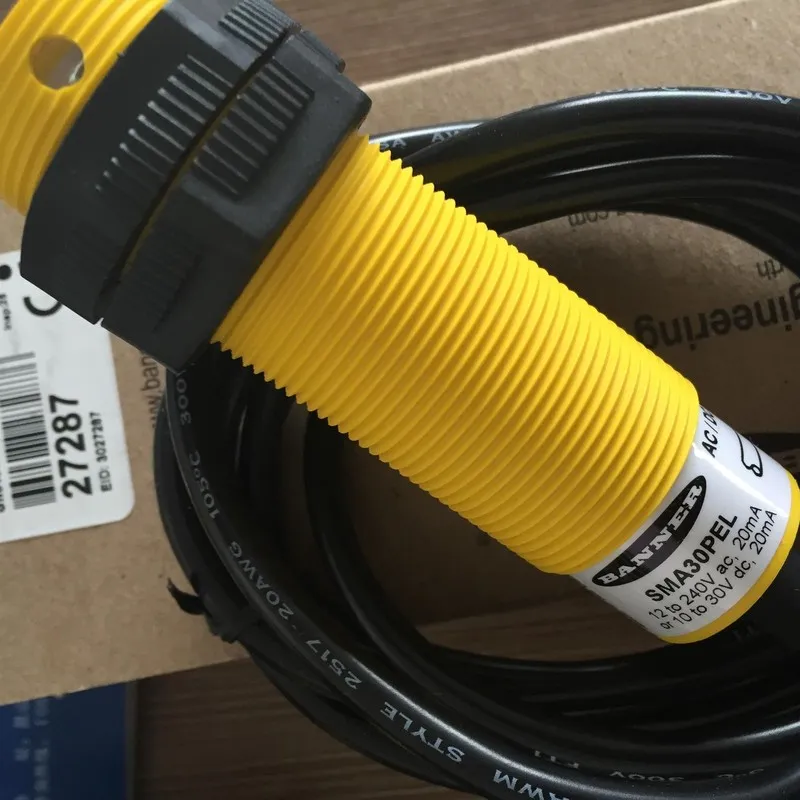 Фотоэлектрический датчик BANNER SMA30PEL 27287 Photoelectric Sensor 12-240VAC 10