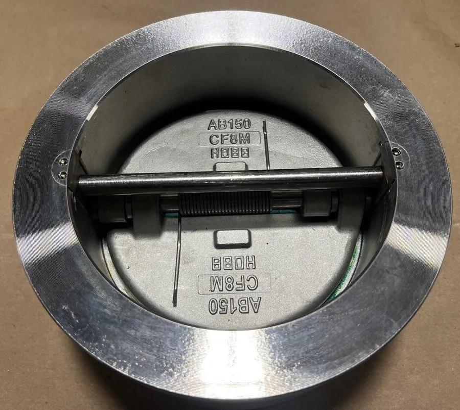 Клапан KECKLEY DD2R-36-364IX-600 WAFER CHECK VALVE, 6", DOUBLE DISC, 45AL62