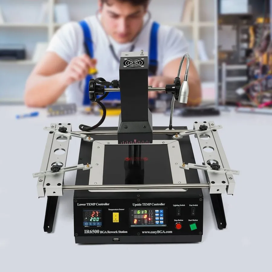Паяльная станция IR6500 1250W BGA IR Infrared Rework Soldering Station Reflow Re