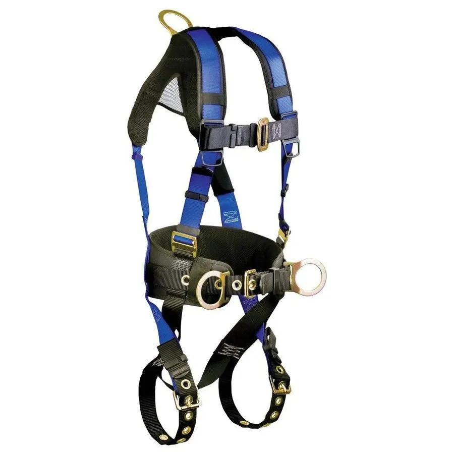 Жгут проводов FallTech 7073BSM Contractor+ 3D Belted Full Body Harness Blue Smal