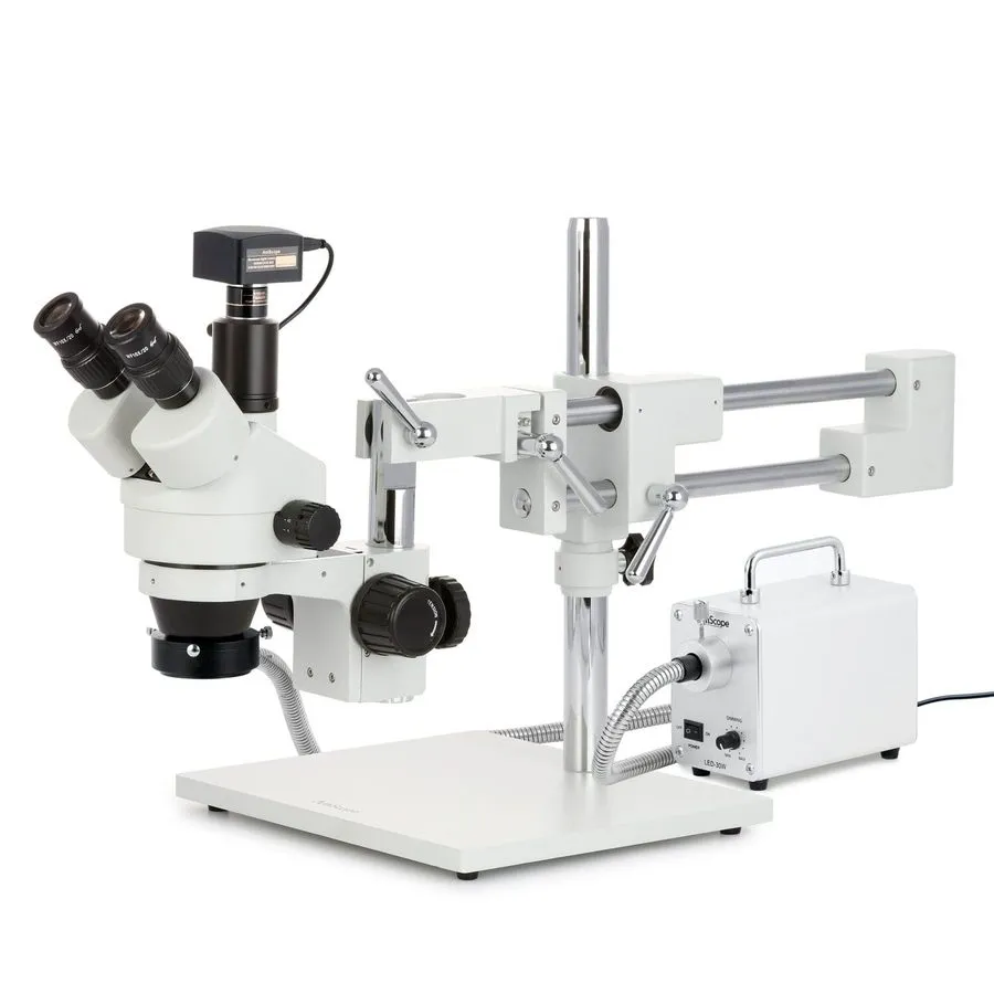 Микроскоп Radical 165mm/7" WD 3.5-90x Zoom Stereo Trinocular Biology Dissection