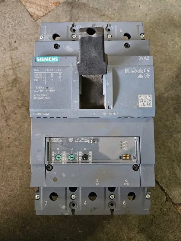 Автоматический выключатель SIEMENS moulded case circuit breaker 3VA2340-5HL32-0A
