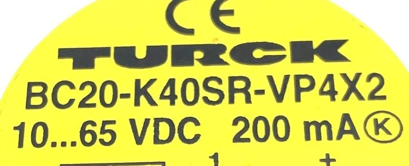 Датчик приближения Turck BC20-K40SR-VP4X2 Proximity Switch Sensor 10-65VDC 200mA