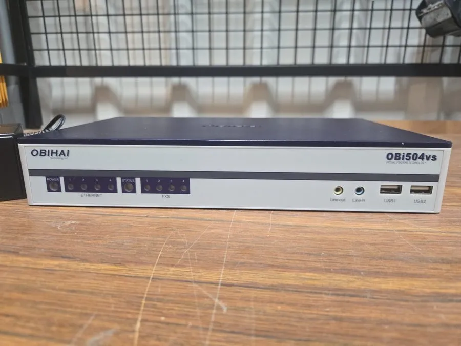 Блок питания Polycom Obihai OBi504vs 4-Port VoIP Gateway OBi504 4 FXS No Power S