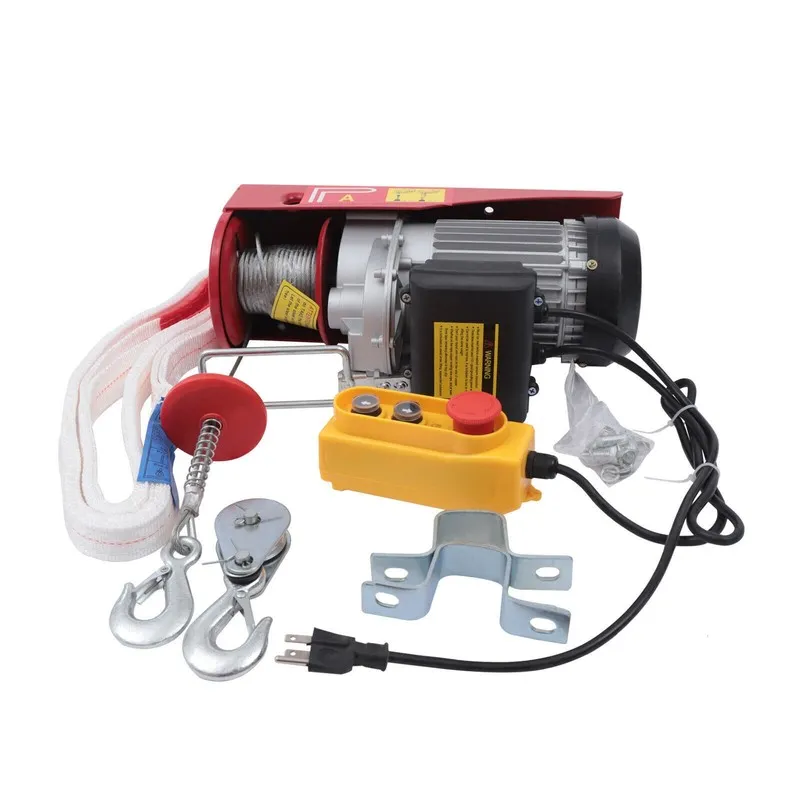 Таль 1100 lbs/500 kg Electric Hoist Engine Crane Electric Lifting Hoist Winch 10 — фото лота 2