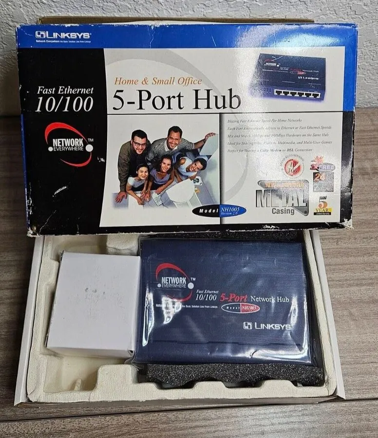 Коммутатор Linksys Network Everywhere NH1005 V2 Fast Ethernet 5 Port Hub