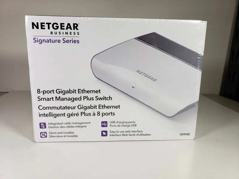 Коммутатор Netgear GS908E-100NAS 8-Port Wall Mountable Managed Ethernet Switch