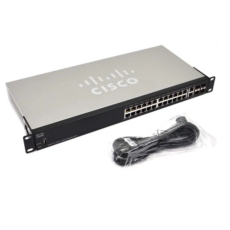 Коммутатор Cisco SG350-28 28-Port Gigabit Managed Switch, Non-PoE ( )