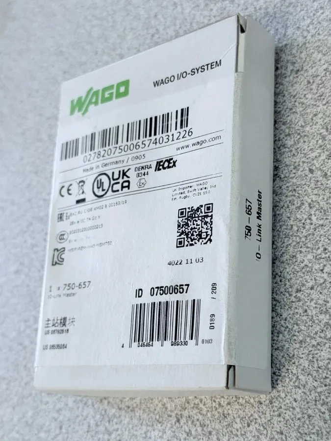 Модуль WAGO 750-657 IO-Link Master Module — фото лота 1