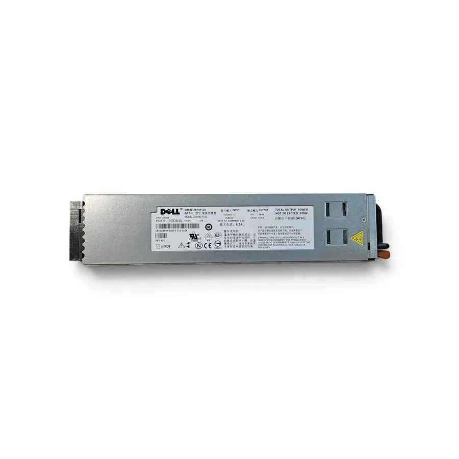 Блок питания Dell PowerEdge1950 670 Watt Power Supply Z670P-00 7001080-Y100 MWG2 — фото лота 1