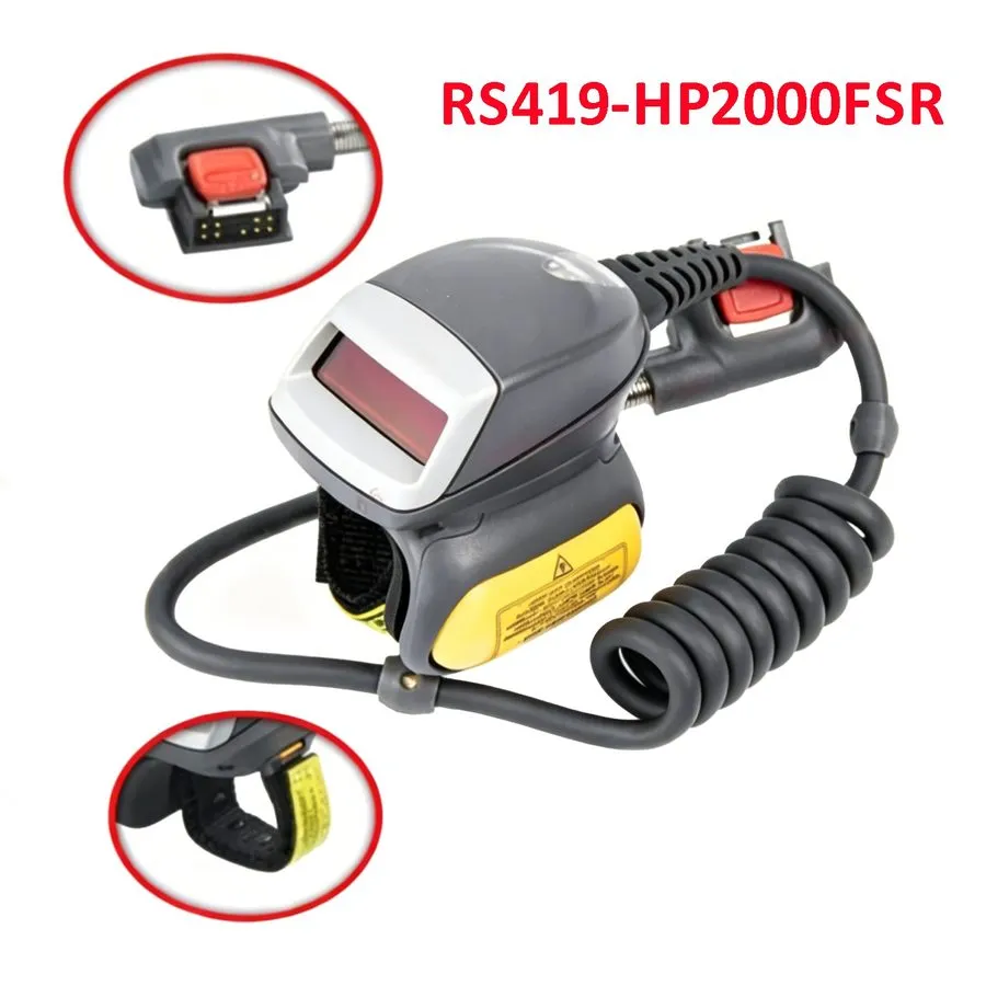 Сканер штрих-кода x CONDITION RS419 Symbol Motorola RS419-HP2000FSR ring scanner