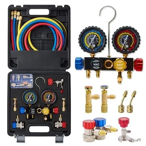 Манометрический коллектор 4-Valve HVAC Manifold Gauge Set