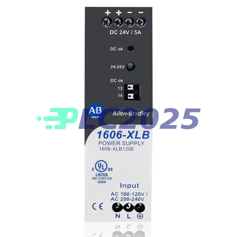 Блок питания Allen-Bradley1606-XLB120E Power Supply100-240Vac input,24Vdc, 120Wa