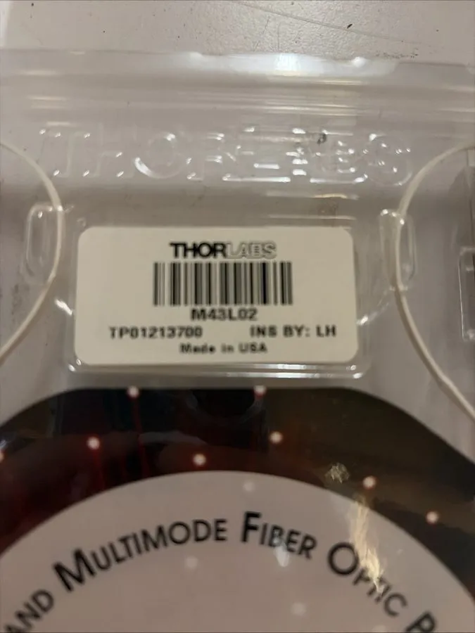 Кабель THORLABS M43L02 10um 2m Optic Patch Cables — фото лота 1