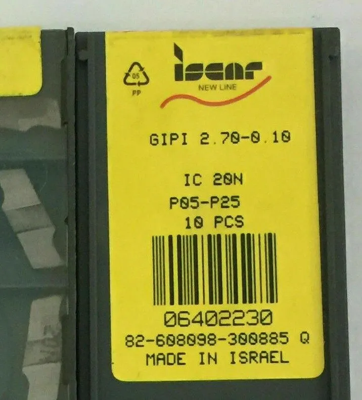 Режущий инструмент GIP 1.96 0.15 IC20N carbide insert Iscar