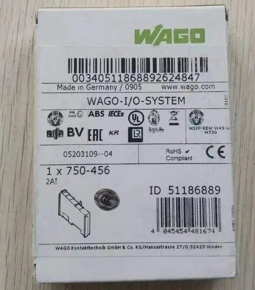 ПЛК WAGO 750-456 Analog Input PLC Module 750 456
