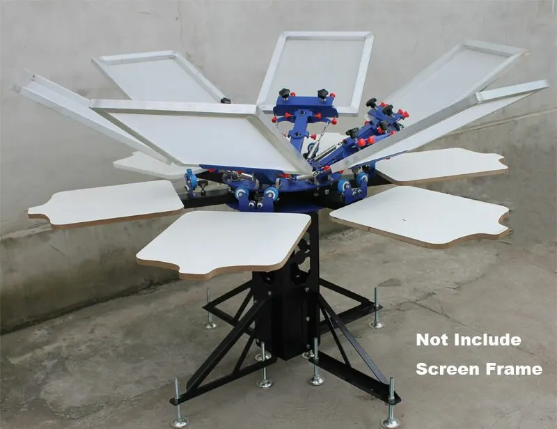 Оборудование рекламного производства 6 Color 6Station Screen Printing Press Micr