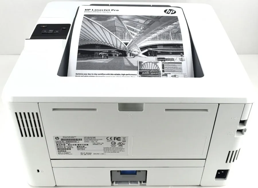 Лазерный принтер HP Laserjet M402dne Laser Printer *Cleaned & Serviced Count 13,