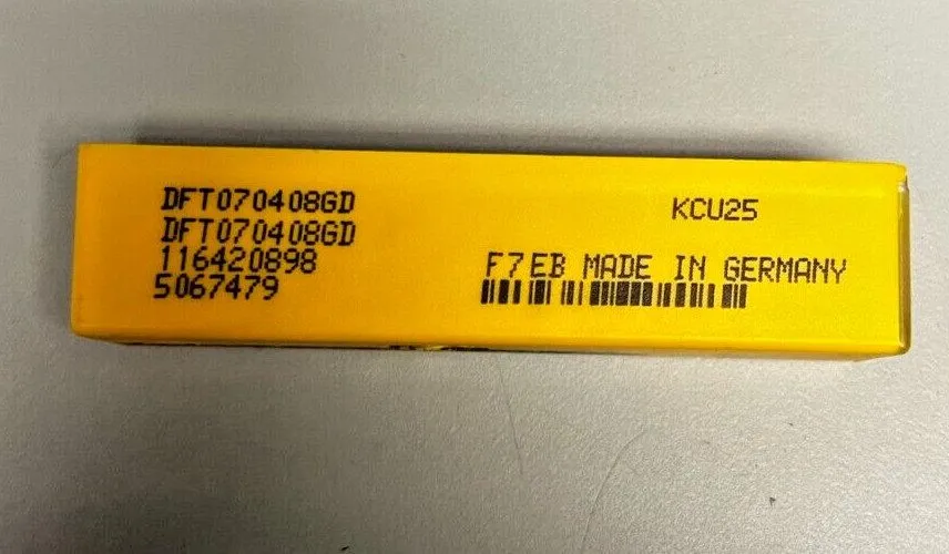 Режущий инструмент Kennametal: Drilling Insert: DFT070408GD, 5067479