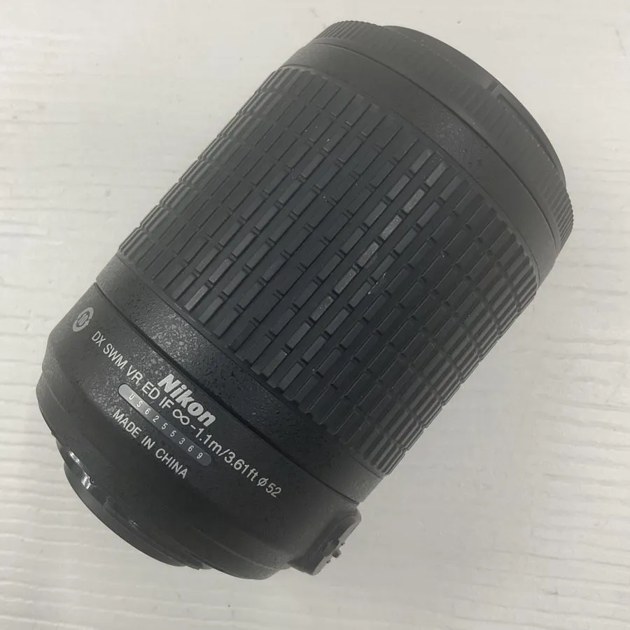 Объектив NIKON AF-S NIKKOR 55-200mm f4-5.6G ED DX VR IF LENS, CAPS, POUCH — фото лота 2