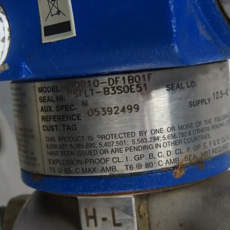 Датчик давления Foxboro IDP10-DF1B01F Pressure Transmitter 0-200"H2O 3" Flanged