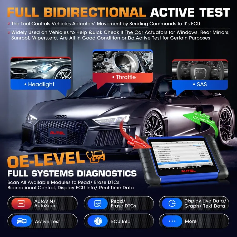 Диагностический сканер Autel MaxiIM IM508 & XP400 Pro key fob Programming Tool B — фото лота 2
