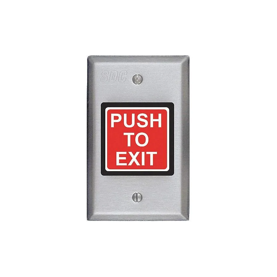 Оборудование видеонаблюдения SDC 422U Push to Exit Button,2-7/8 in.W,Momentary 4 — фото лота 1