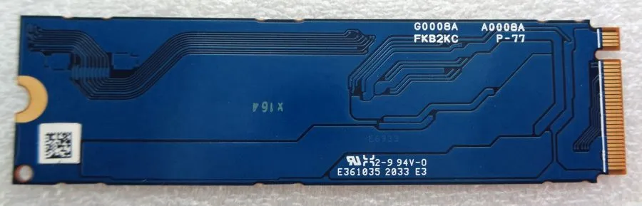 SSD-накопитель Kioxia XG6 512GB M.2 SSD PCIe NVMe M2 SSD DKXG60ZNV512G HP PN L38 — фото лота 1