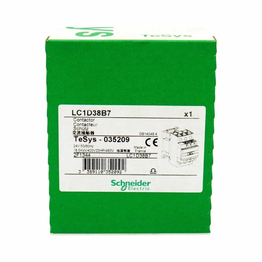 Контактор Schneider Electric LC1D38B7 035209 Leistungssch�tz / Power contactor -