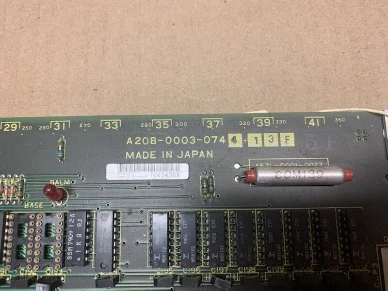 Плата ЧПУ Fanuc A20B-0003-0744 13F 5T Control A Board PLC Card Rack Mori Slot PC
