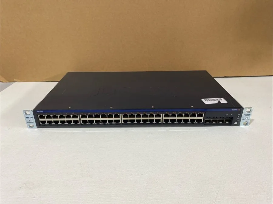 Коммутатор Juniper Networks EX2200-48P-4G Ports Rack Mountable PoE SFP Switch